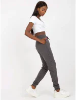 Dámske tepláky B 005 tmavo šedé