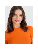 Dámske tričko z vaflového úpletu 4F 4FRSS25TTSHF2749-70S