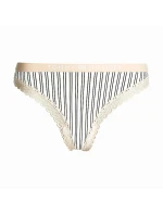 Dámske čipkované tangá s tonálnym logom UW0UW04463-0F8 - Tommy Hilfiger
