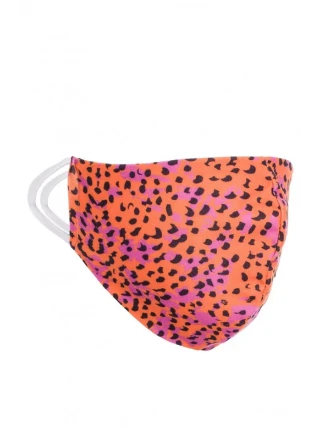 Ochranná maska s potlačou - oranžová Ochranná maska s potlačou - oranžová