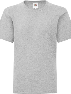 Fruit of the Loom Kids Iconic 150 T Detské tričko 16.1023 melírovaná šedá