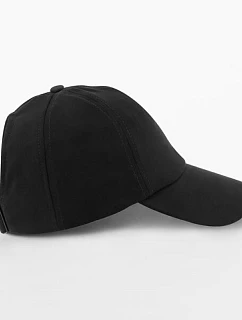 Beechfield B 173R 6-panelová čiapka s kšiltom „Performance Ponytail“ 53.173R čierna