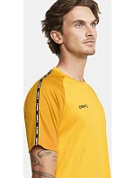 Craft Teamwear Squad Go Contrast Jersey M Pánske kontrastné športové tričko 82.2725 biele Craft Teamwear Squad Go Contrast Jersey M Pánske kontrastné športové tričko 82.2725 biele