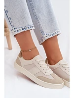 Dámske nízke tenisky Big Star TT274768 Beige