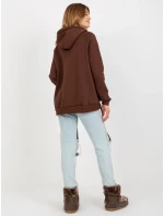 Mikina TW BL 1003.95P tmavo hnedá