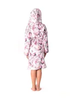 Detský župan Toya s kapucňou ružový - Vestis