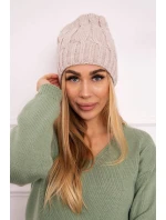 Fleecová čiapka Iwona K221 beige Fleecová čiapka Iwona K221 beige