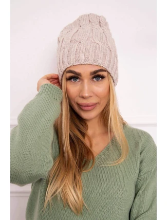 Fleecová čiapka Iwona K221 beige Fleecová čiapka Iwona K221 beige