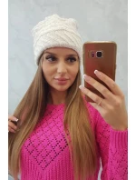 Dámska čiapka Dagmara K332 biela