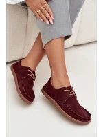Dámske barefoot topánky z prírodného semišu Zazoo 327 burgundy Dámske barefoot topánky z prírodného semišu Zazoo 327 burgundy