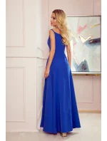 299-3 CHIARA – elegantné maxi šaty s ramienkami – CHABROWA