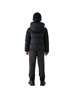 Chlapčenská páperová bunda 4F M621 dark black 4FJWAW25TDJAM621 20S Chlapčenská páperová bunda 4F M621 dark black 4FJWAW25TDJAM621 20S