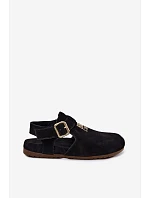 Dámske sandále z prírodného semišu Big Star TT274544 Black Dámske sandále z prírodného semišu Big Star TT274544 Black