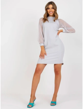 Dámske šaty NU SK 1650.02P Svetlosivá - FPrice Dámske šaty NU SK 1650.02P Svetlosivá - FPrice