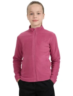 Dievčenský fleece 4F F346 tmavo fialový 4FJWAW25TFLEF346 50S