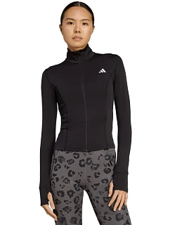 Dámska mikina adidas Optime Essentials Full-Zip, čierna, JM9185