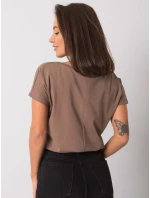 Tričko RV TS 4832.11P hnedé