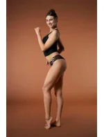 Tangá Peggy Brown spodný diel bikín - Julimex