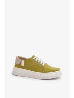 Dámske tenisky MEMORY FOAM SYSTEM BIG STAR Lime Dámske tenisky MEMORY FOAM SYSTEM BIG STAR Lime