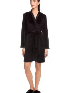 Dámsky župan 15260 - 100 - Čierna - Vamp