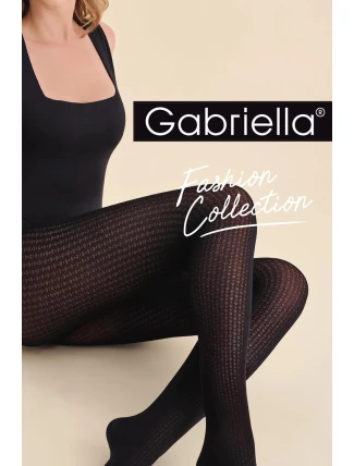 Dámske pančuchové nohavice Celest Code 1217 Black Pattern - Gabriella Dámske pančuchové nohavice Celest Code 1217 Black Pattern - Gabriella