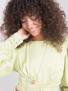 Blúzka 15578 limetkovo zelená