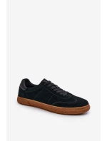Trampki Męskie Zamszowe Big Star NN174187 Czarne