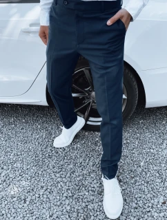 Pánske tmavomodré nohavice FashionStreet UX4288