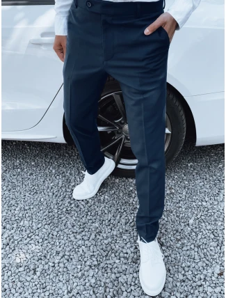 Pánske tmavomodré nohavice FashionStreet UX4288