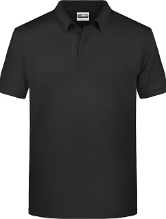 Daiber 8010 Pánske polo tričko z bio bavlny 02.8010 čierne