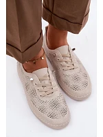 Dámske kožené poltopánky Acorn LR61-7083 Beige Dámske kožené poltopánky Acorn LR61-7083 Beige