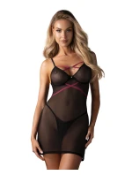 Dámska sexy košieľka Novenes Chemise black - Obsessive