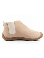 Keen dámske kožené topánky Mosey Chelsea light beige women's