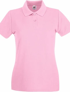 Fruit of the Loom Lady-Fit Premium Polo Dámske piqué polo 16.3030 svetloružové