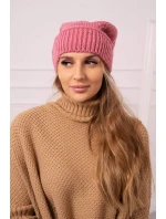 Dámska čiapka Ingrid K371 tmavo ružová