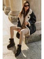 Śniegowce Na Platformie Wegańskie D.Franklin DFSH370004 Czarne