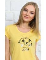 Dámske pyžamo kapri Hello world