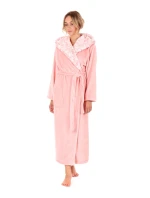 Dámsky župan Flora s kapucňou 3956 3050 pink pearl - Vestis