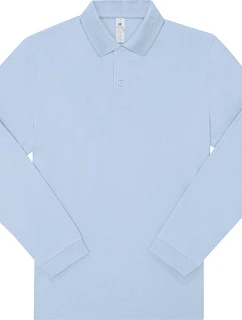 B&C My Polo 180 LSL Piqué – polokošeľa s dlhým rukávom 01.U425 blush blue