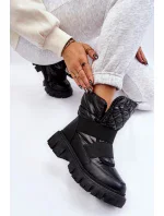 Dámske zateplené členkové SG-175B - Mix Feet