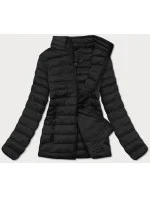 Ľahká čierna dámska prešívaná bunda (20311-392)