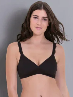 Mäkká podprsenka Selma s kosticami 5631 čierna - RosaFaia