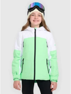Dievčenská membránová lyžiarska bunda 8000 4F 4FJRAW25TTJAF1037-42N