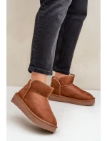 Dámske snežnice na platforme D.Franklin DFSH370010 Brown