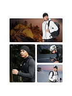 Čiapka Rockbros YDM002 tencel + vlna univerzálna veľkosť - čierna