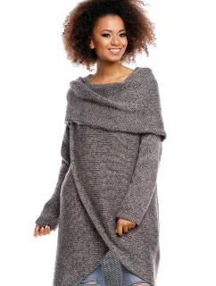 Dlhý sveter model 84297 PeeKaBoo