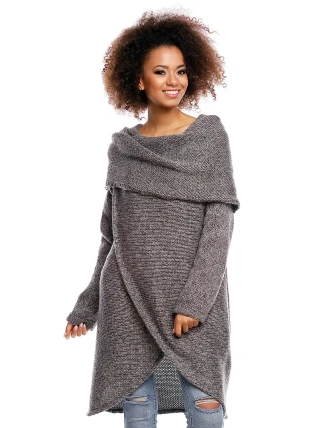 Dlhý sveter model 84297 PeeKaBoo