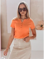 Dámska bavlnená pruhovaná blúzka KISS LOOK, oranžová, FashionStreet RY2840 Dámska bavlnená pruhovaná blúzka KISS LOOK, oranžová, FashionStreet RY2840