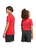 Adidas Detské tričko Entrada 26 Tee červená JZ6674 Adidas Detské tričko Entrada 26 Tee červená JZ6674