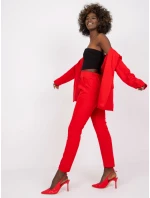 DHJ nohavice SP 13926.02 červená